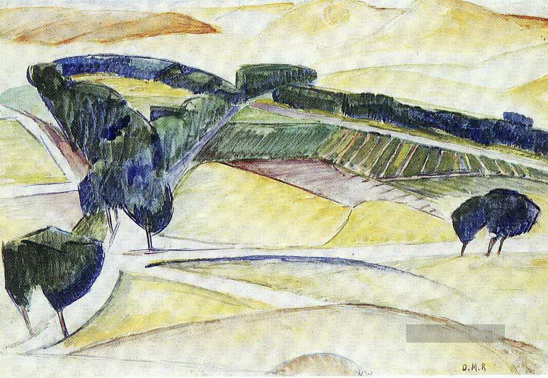 Landschaft bei Toledo 1913 Diego Rivera Ölgemälde